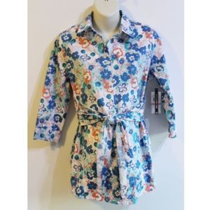 Flutter & Kick Maternity Floral Top Size L